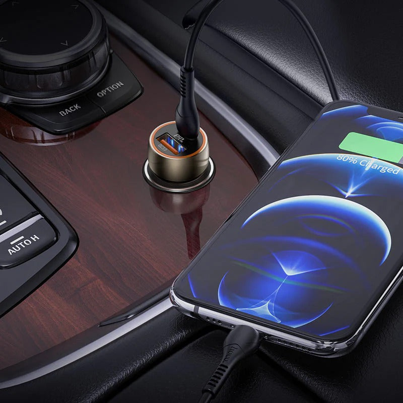Hoco Blue Whale Car Charger (Z46A) ⚡